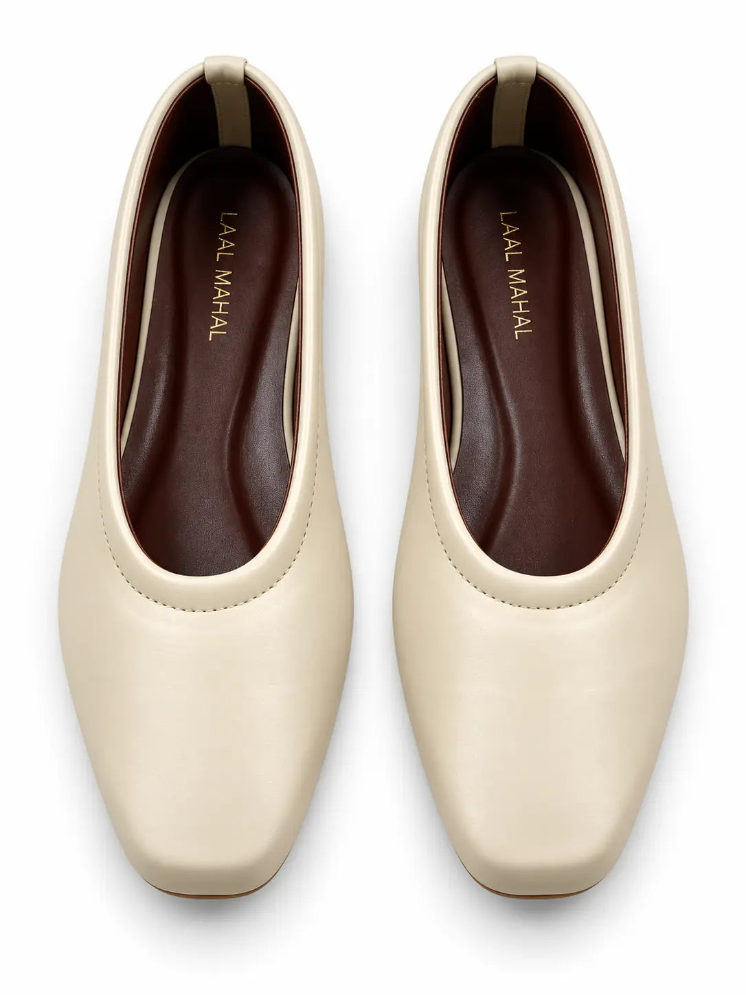 Cream Ballet Flats