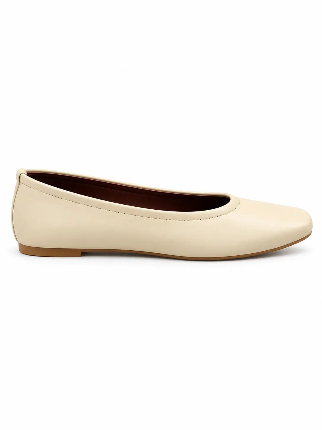 Cream Ballet Flats