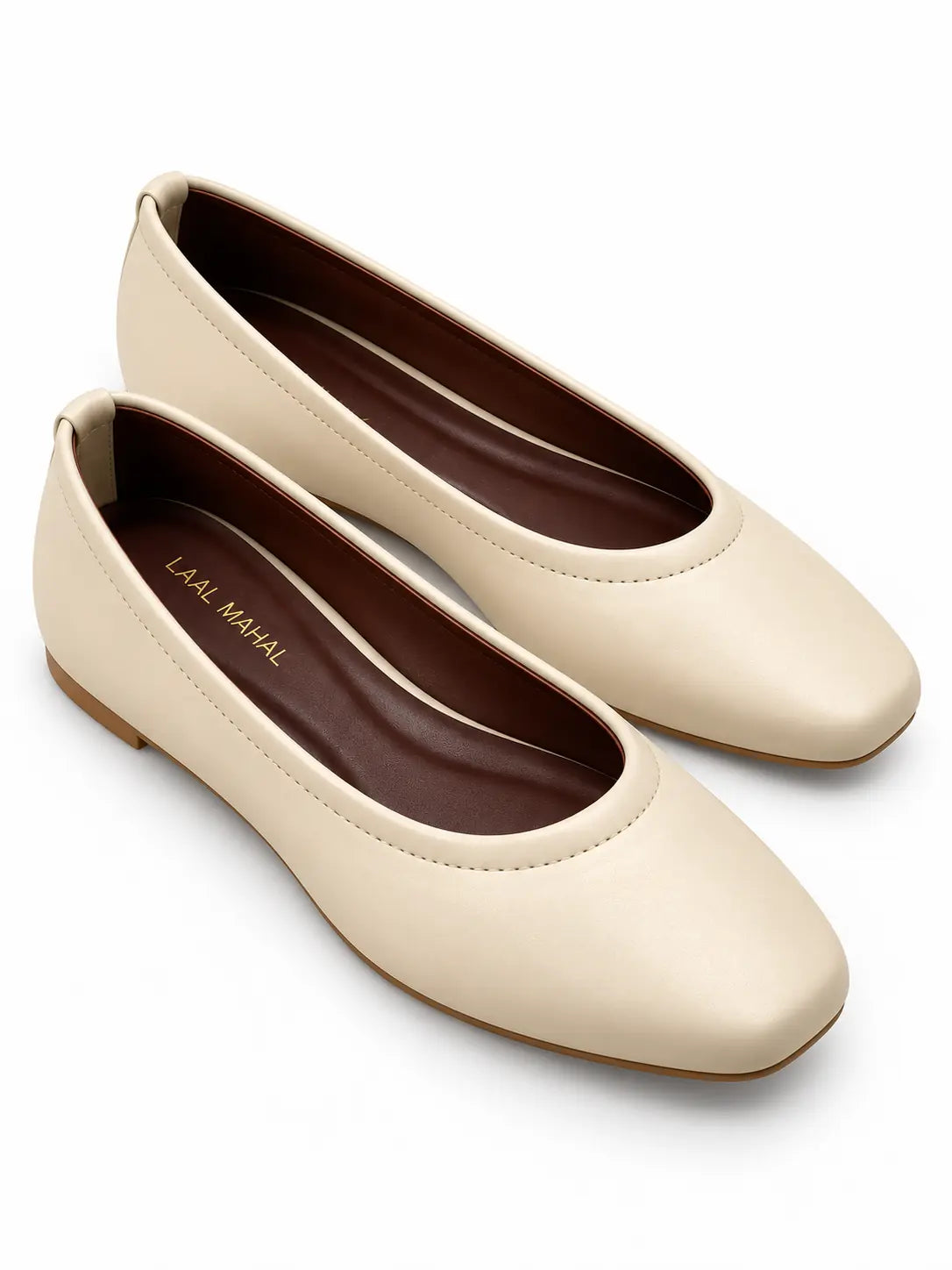 Cream Ballet Flats