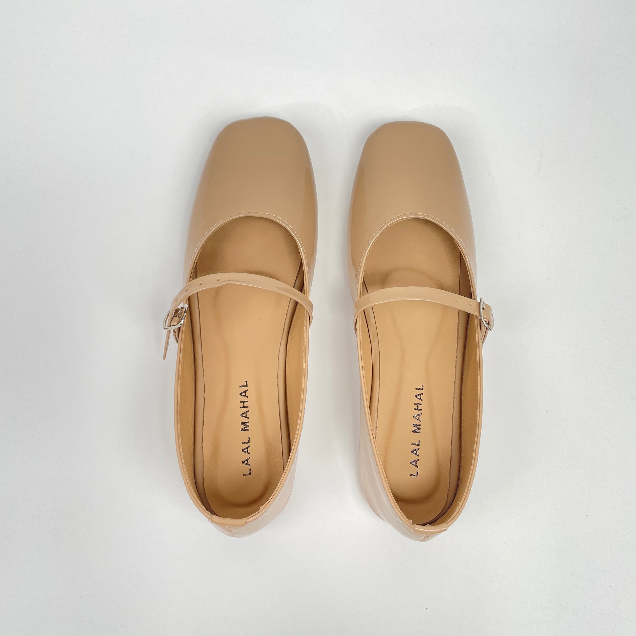 Beige Mary Janes