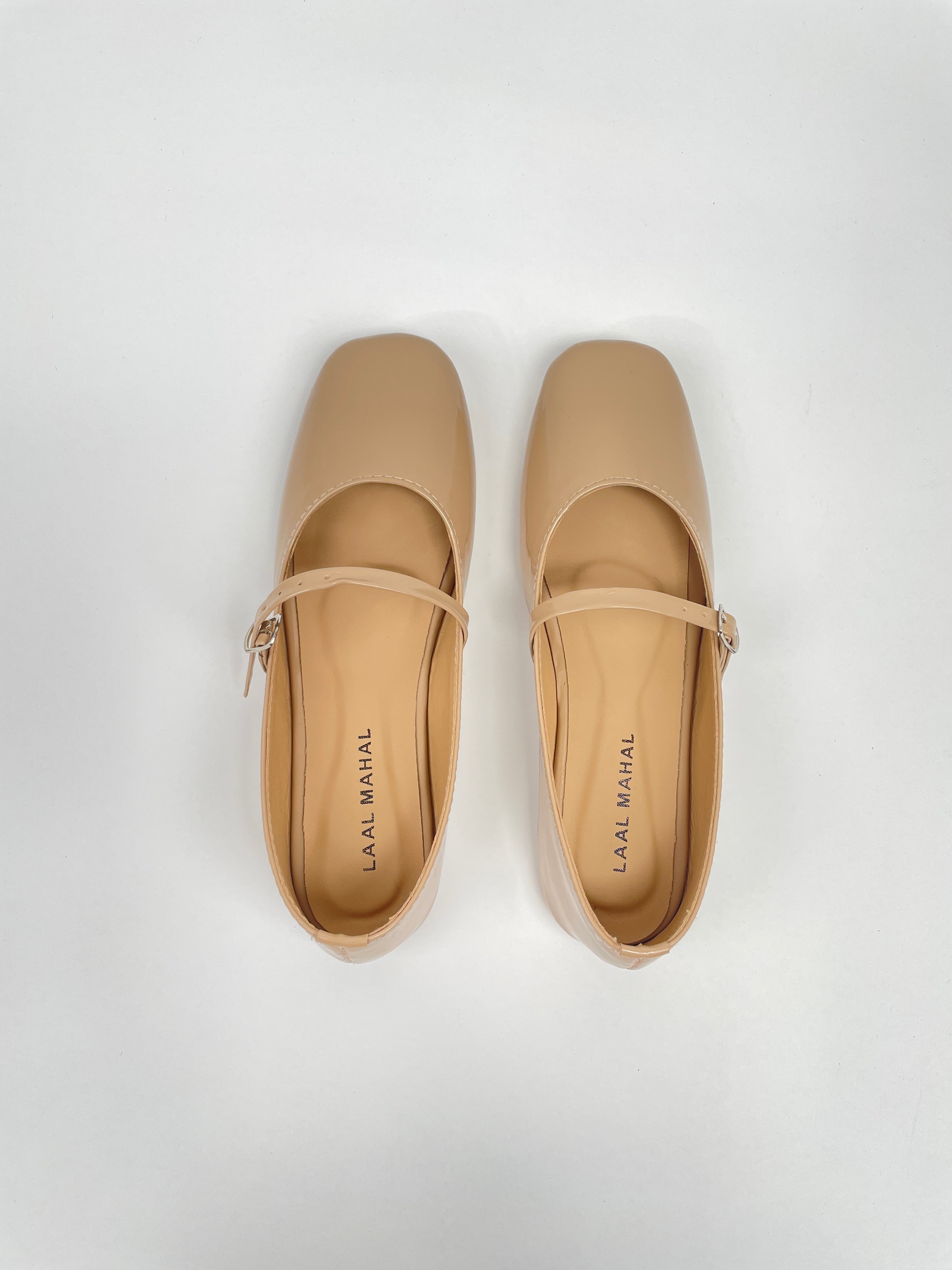 Beige Mary Janes