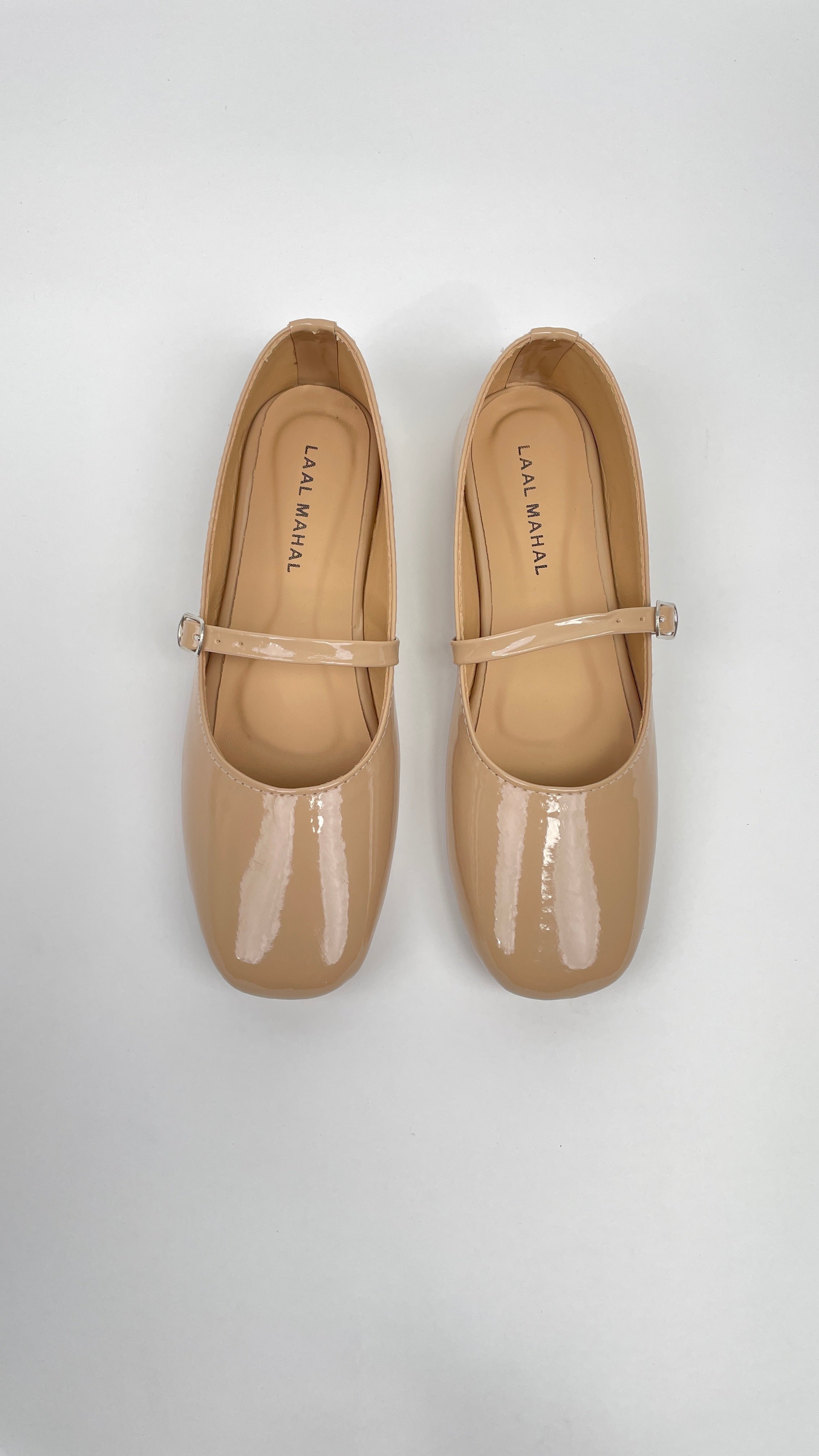 Beige Mary Janes