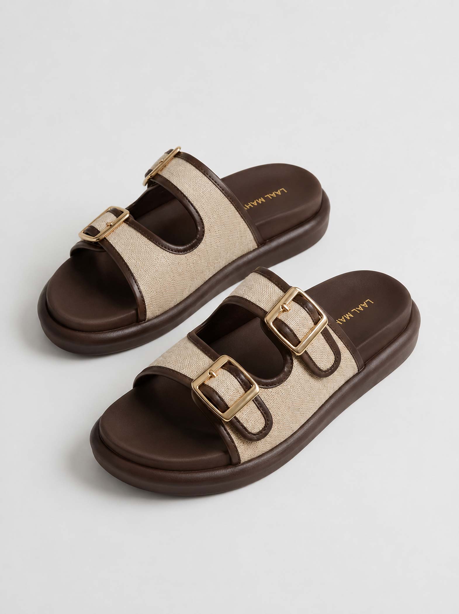 Monaco Double Buckle Sandals
